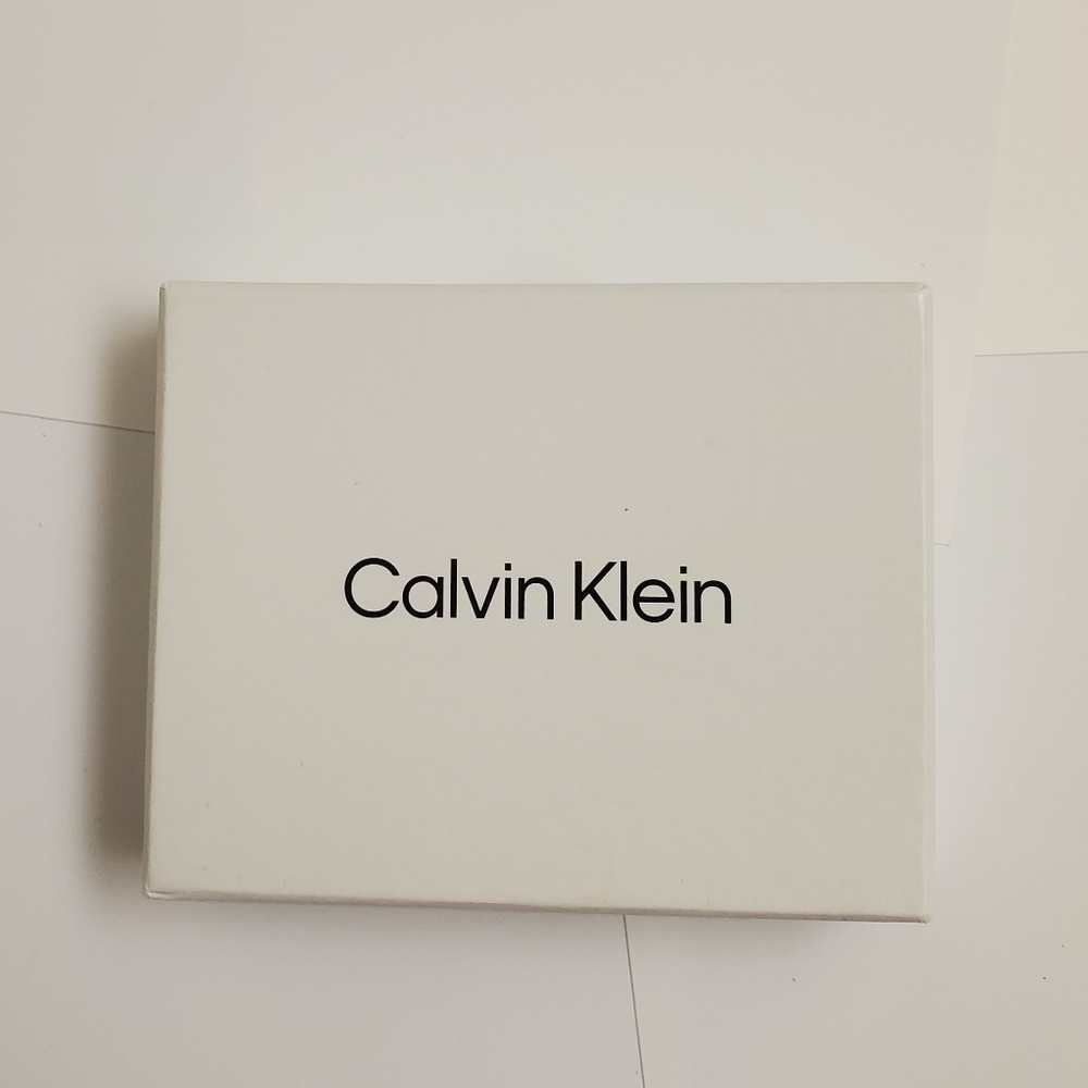 New Calvin Klein black mens real leather wallet - Picture 9 of 9